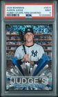2025 Bowman Aaron Judge #HS-11 Hobby Stars Chrome Mini Diamond /150 PSA 9