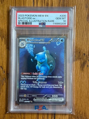Pokemon Blastoise 200 PSA 10