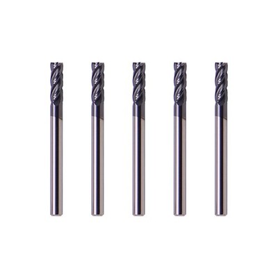 End Mills, Carbide Square Mill Bits Sets for Milling Alloy Steels, Hardened S...