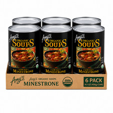 Amy's Organic Soups Low Fat Minestrone 14.1 oz (6 pack)