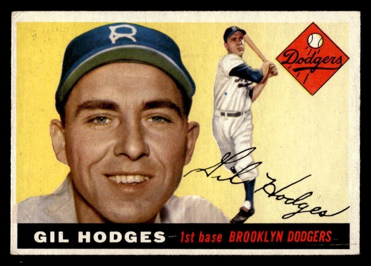 1955 Topps Baseball #187 Gil Hodges VG/EX *o2