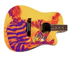 Keith Urban Signed Autographed Custom Graphics Photo Guitar ACOA