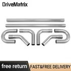 T304 3" Inch Stainless Steel Exhaust Pipe Mandrel Straight Bend Kit Universal