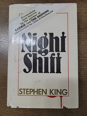 Vintage book NIGHT SHIFT, STEPHEN KING Doubleday 1977 1978 HC DJ horror stories