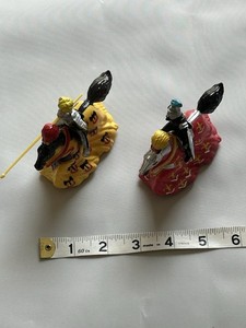 Britains jousting knights pull back move works on both 1 knight miss lance 1/32