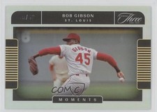 2022 Panini Three and Two Moments Holo Gold 9/50 Bob Gibson #M-6 HOF u0u