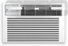 Window AC Air Deflector - 24" Length for TOP VENT Window Units ONLY - Transparen