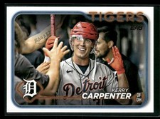 2024 Topps Series 2 Kerry Carpenter Golden Mirror Image Hockey Helmet #536 SSP