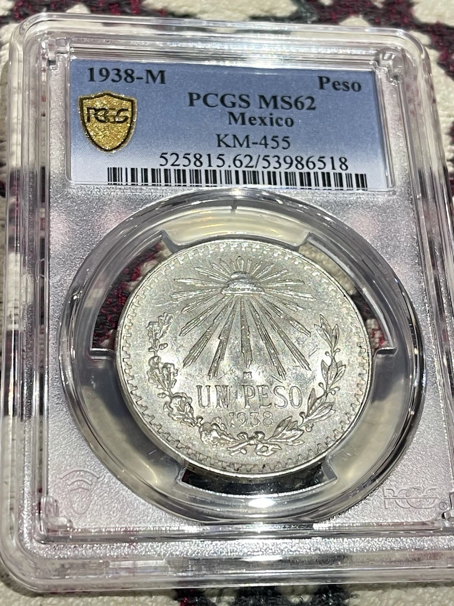 1 Peso 1938 Year Silver Mexican Coins (1905-Now) for sale | eBay