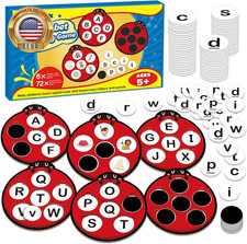 Alphabet Games Letter Learning Toys ABC Flash Cards for Toddler, Speech Therapy