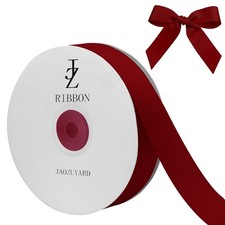 Burgundy Grosgrain Ribbon 1 Inch x 50 Yards Crafts Gift Wrapping Hair Decor