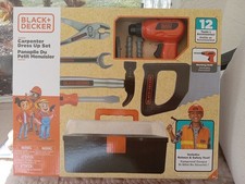 Black  Decker 12 Piece Carpenter Dress Up Kit