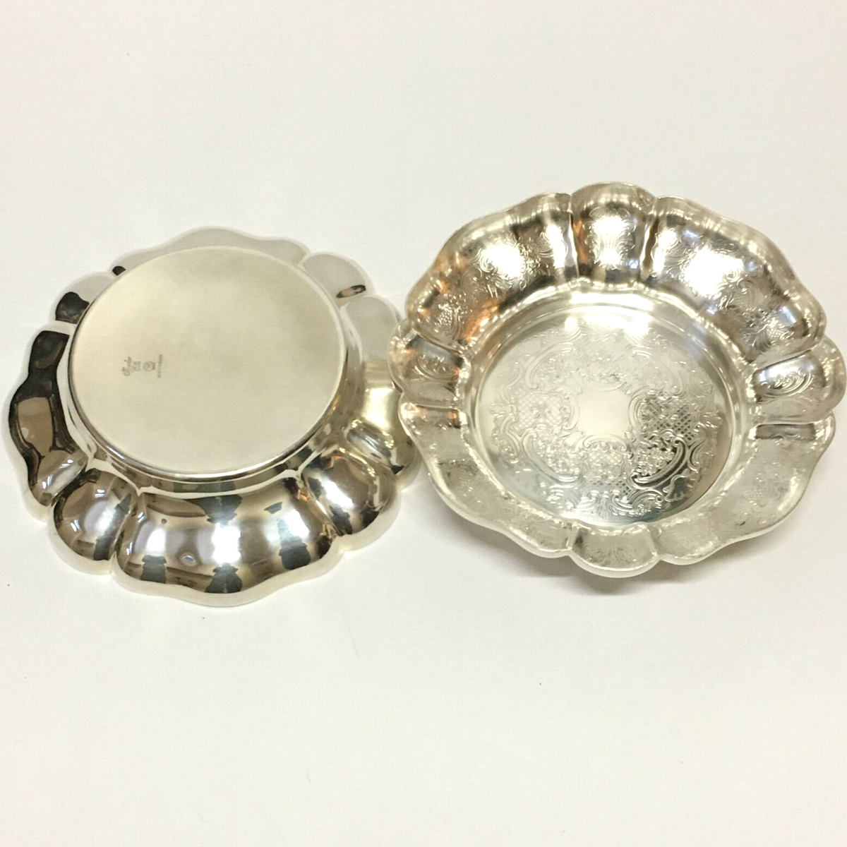 Antique Barker Ellis Set of 4 Silverplate 6