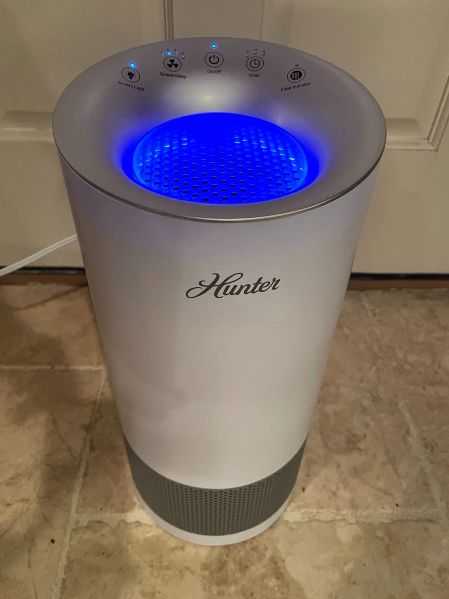 Hunter tower air purifier with sales ecosilver and true hepa filters