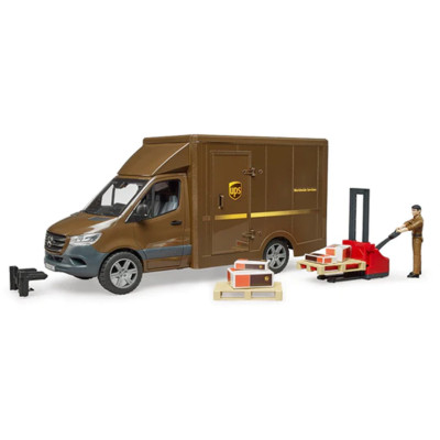 Bruder MB Sprinter UPS w/ Driver and Accessories
