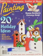 Painting Magazine DIY Dec 2001 Vol 16 No6 Holidays Gifts Keepsakes Decorations