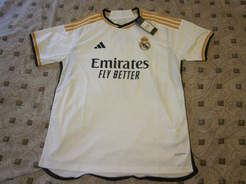 Vini JR Real Madrid Jersey Home Football Shirt 2023 Adidas Men Size Large Slim