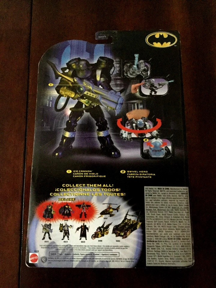 DC COMICS LA SERIE BATMAN MR. FIGURA DE ACCIÓN CONGELADA. C/T ICE CANNON MATTEL 2003  Foto 3 de 4