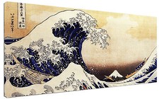 Quadro moderno Giapponese Grande Onda - Arte Arredo - Stampa su tela Intelaiato