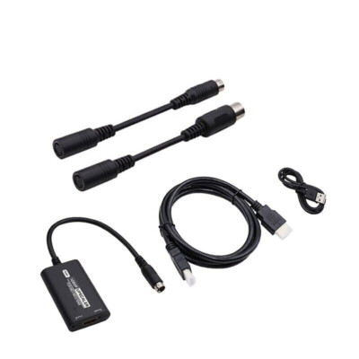 1080P RGBS Upscaler 16:9 4:3 HDMI Video Converter for Retro Gaming Consoles SEGA