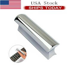 Guitar Slide Metal Steel Tone Bar for Dobro Lap Steel Hawaiian Guitar Chrome