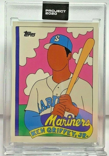 Topps PROJECT 2020 Card #201 - 1989 Ken Griffey Jr by FUCCI - Print Run SP /3555