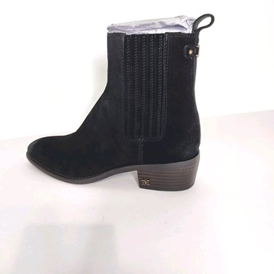 Sam Edelman Women's Bronson Bootie Black Suede Size 6.5 New In Box