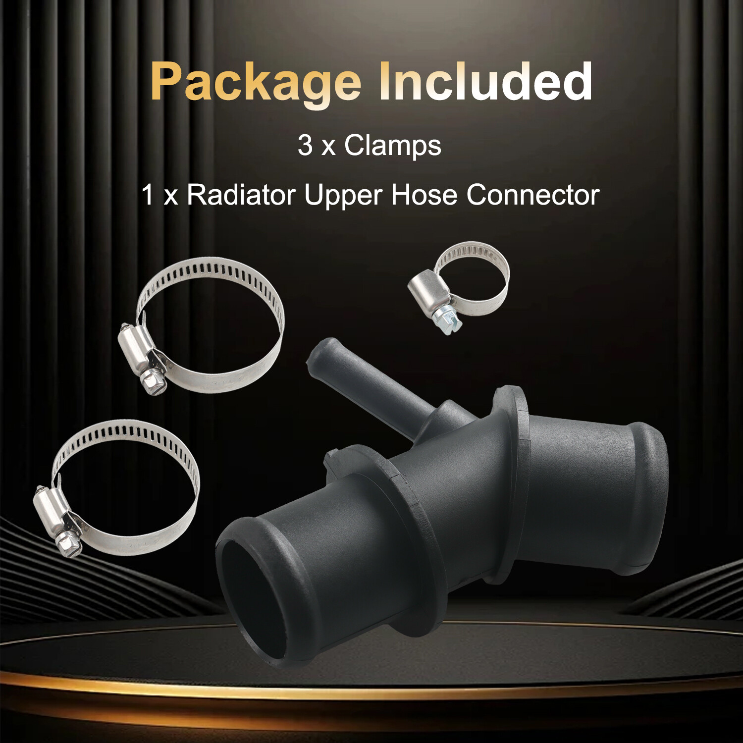 1x Upper Radiator Hose Connector Coolant Pipe Adapter for Toyota RAV4 2009-2012