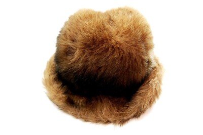 Elegant Brown Fur HatVintage Opossum Fur Hat New Zealand Australian Possum Fur Hat Real Fur Silk Lining  main image 4