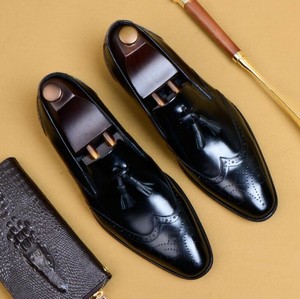 mens leather pump shoes