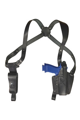 S24 Leder Schulterholster für Sig Sauer P226 X-Five Holster schwarz VlaMiTex