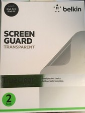 NEW Belkin TrueClear Transparent Screen Protector for iPad Air 2 iPad Air 2 PACK