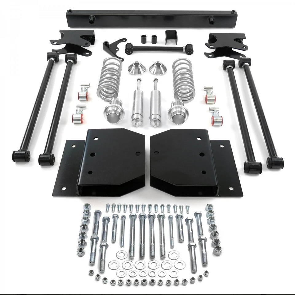 Ford Serie F 1967-1972 camioneta Deluxe kit de 4 eslabones con amortiguadores Coilover Deluxe Foto 2 de 4