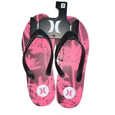 Hurley Men  s flip flops size 12 NWT