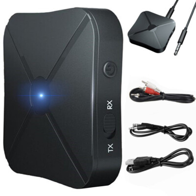 Bluetooth Sender Empfänger 2 in1 Audio Adapter 3.5mm Transmitter Wireless Aux