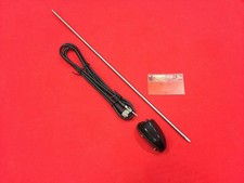 Antenne VW Käfer Typ3 Bus T1 T2 schwarzer Fuß, seitlicher Anbau, 1-Fuß (45-059)