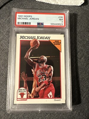 Michael Jordan PSA MJ Basketball Card NBA Hoops 1992