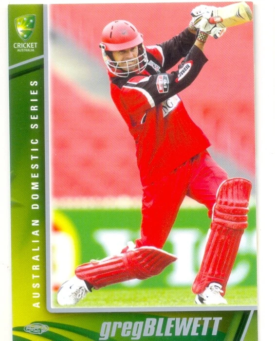 2003-2004 Australian Cricket Domestic series Card 45 Greg Blewett - Image 1 of 1