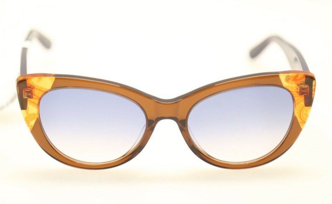 ETRO ET672S 206 Brown/Orange Paisley Butterfly Sunglasses  display picture 1