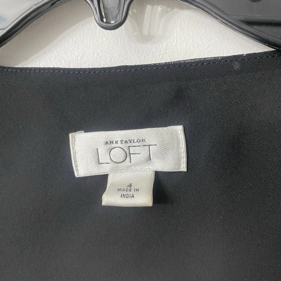 Vestido sin Mangas Babydoll Y2K Ann Taylor 4 Superposición Transparente Hada Grunge Foto 3 de 4