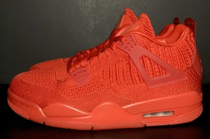 jordan retro 4 flyknit red