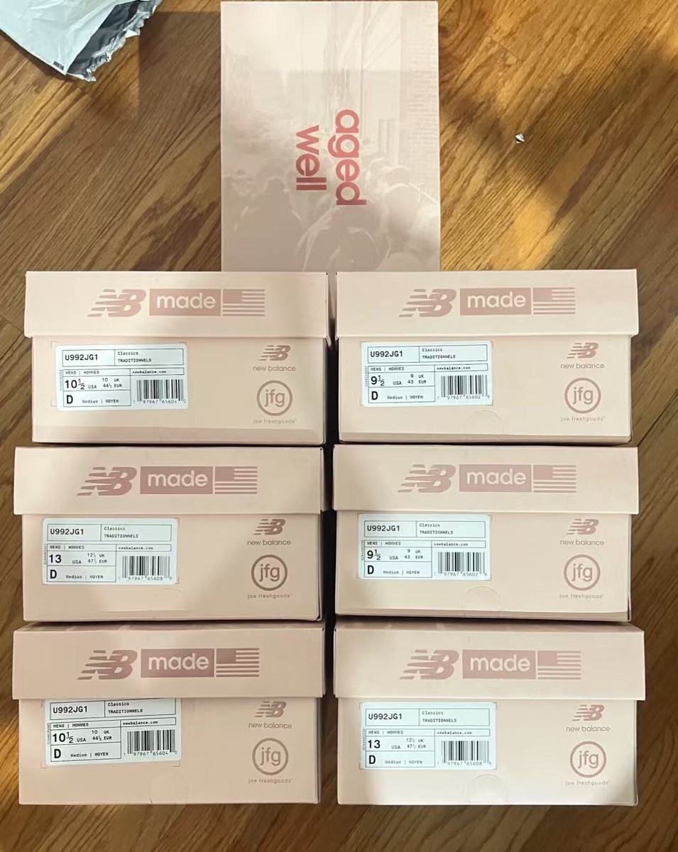 Size 8.5 - New Balance Joe Freshgoods x 992 Made in USA Aged Well