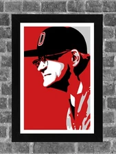 Ohio State Buckeyes Woody Hayes Portrait Sports Poster Print Art 11x17