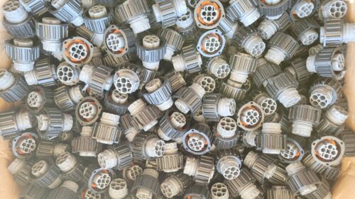 Carcasa conector redondo TE Deutsch para terminales hembra 4 pines 1719434-1 965570 - Imagen 3 de 4