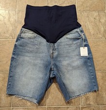 NWT Pink Blush Size 1X Maternity Cut-Off Ligh...