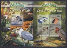 World Birds - MUH set of 2 mini sheets - as shown - Lot 138