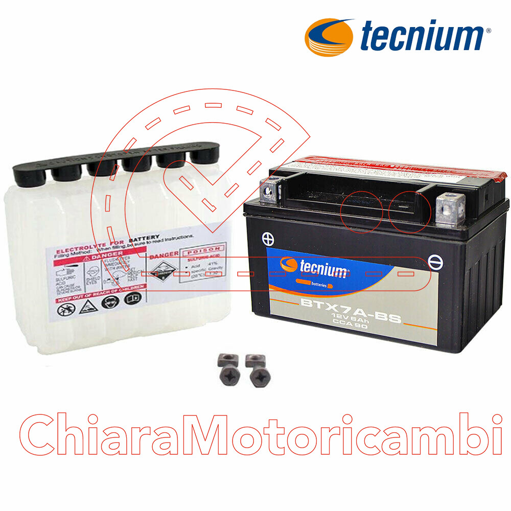 Batteria Moto Kimko CBTX7ABS Per Agility 125 - Ricambio Affidabile Per Avviamento E Alimentazione - Foto 2