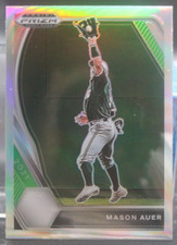 2021 Panini Prizm Draft Picks - Mason Auer #PDP161 Silver Prizm (RC)