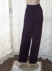 LN BEAUTIFUL ST JOHN COLLECTION SANTANA KNIT EGGPLANT PURPLE PULL ON PANTS 6 — photo 6