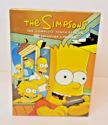 The Simpsons Complete Tenth Season DVD Collector's Edition 4-DVD Box Set